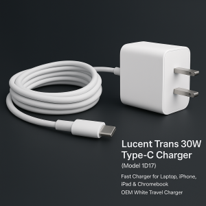 Lucent Trans 30W USB-C Adapter (Branded)