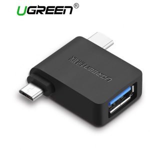 Ugreen 30453 Micro USB+ USB-C To USB 3.0 Adapter