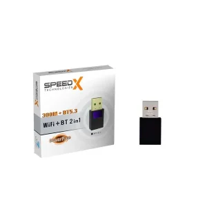 SPEED-X ALFA W107 WiFi + Bluetooth 5.3 USB Adapter