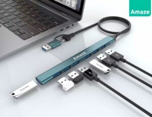 AMAZE A307 Type C+USB3.0 To 7 Port USB3.0 HUB