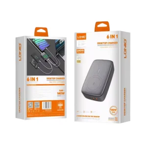 LDNIO Q4010 140W Multiport Desktop Charging Wireless Charger