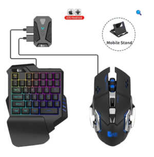Gaming Bluetooth Keyboard And Mouse Converter For Android & IOS Pubg Mobile Game Controller