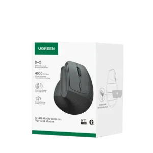 Ugreen 65042 Multi-Mode Wireless + Bluetooth Vertical Mouse