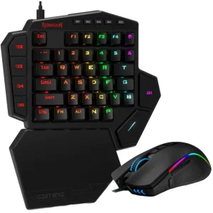 Redragon K585+M721 PRO RGB One-Handed Gaming Keyboard & Mouse Combo