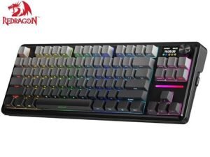 Redragon K743 ANTONIUM PRO 3-Modes Side Printed PBT Keycaps Gaming Keyboard