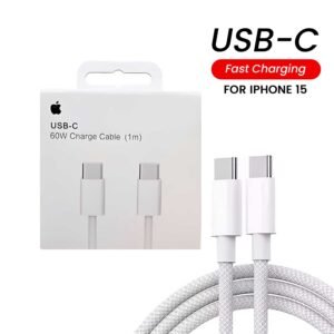 Iphone PD 60W Fast Charging Nylon Type-C TO C Cable 1M
