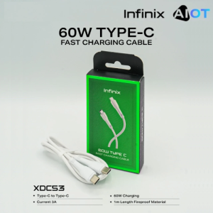 Infinix XDC53 60W Fast Charging Type-C To Type-C Cable