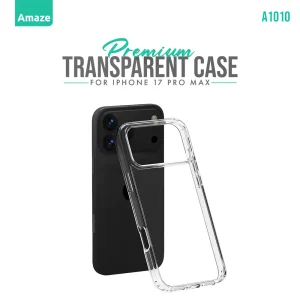 Amaze Premium Transparent Case for iPhone 17 Series | A1010