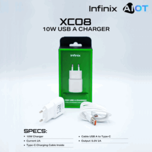 Infinix XC08 Kit 10W Charger With Type-C Cable