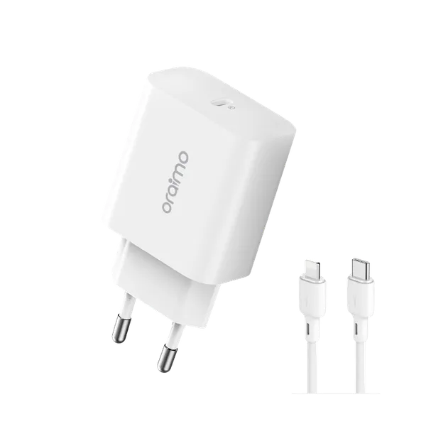 Oraimo PowerCube 20 20W Wall Charger with Type-C to C Cable OCW-E106S